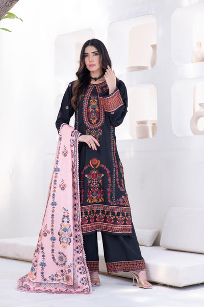 HRM19 - Readymade Memsaab Formal LINEN Suit 2025 - Memsaab Online