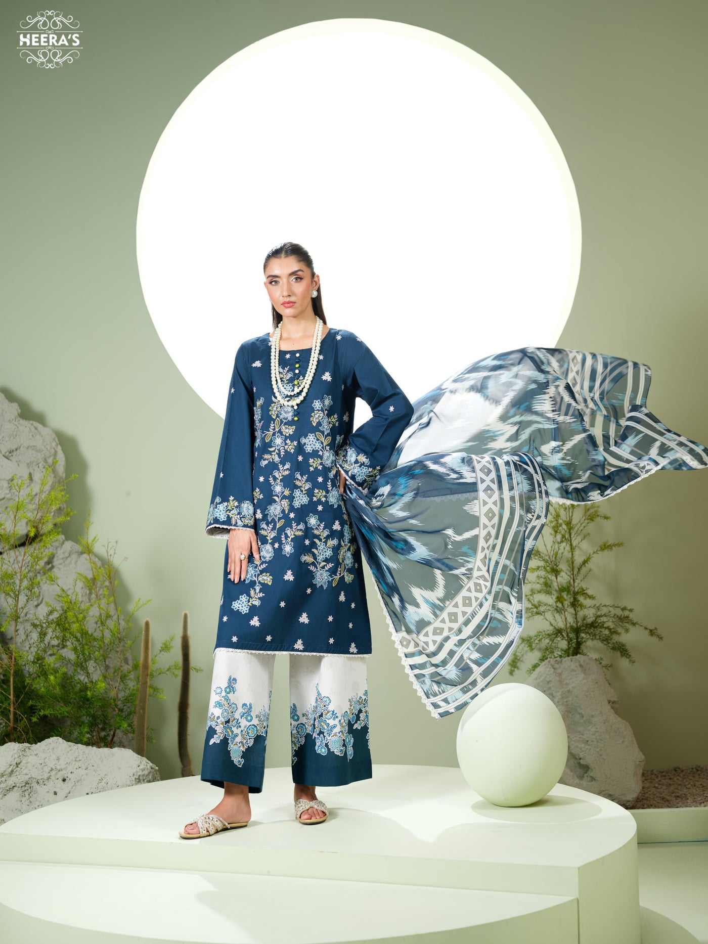 HSS-1155 - Readymade Heeras Suit - Memsaab Online