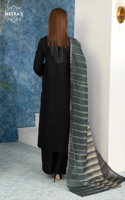 HSS-357- Readymade BLACK GOLD ROSELLA Heeras Suit - Memsaab Online