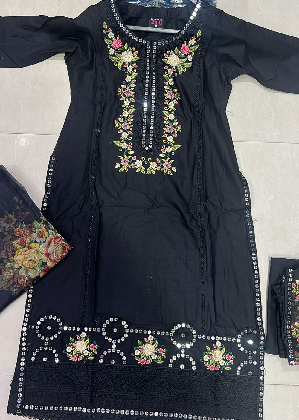 BPH-08 - Black - Readymade Posh Suit 2024 - Memsaab Online