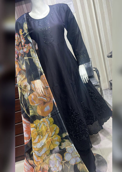 BPH-07 - Black - Readymade Posh Suit 2024 - Memsaab Online