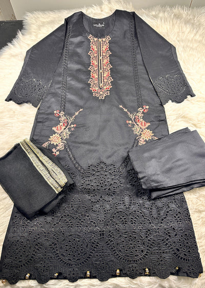 HK291 - Black - Readymade HK Outfit - Memsaab Online