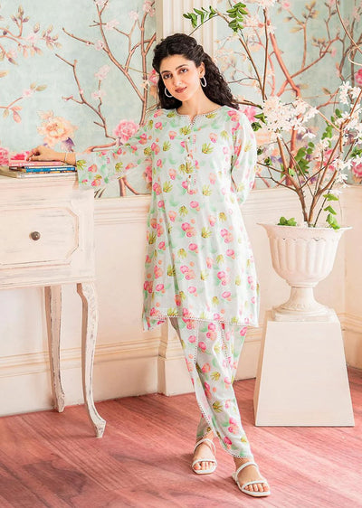 Blossom Readymade 2 Piece Cotton Suit - Memsaab Online
