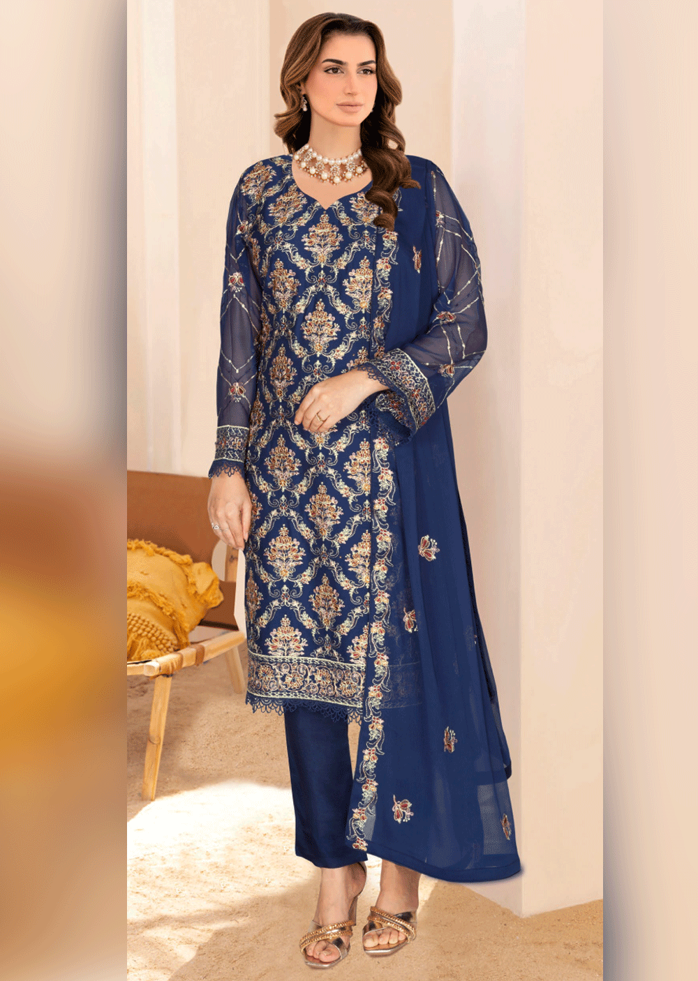 WG-384-A - Readymade - Ramsha Suit 2024 - Memsaab Online