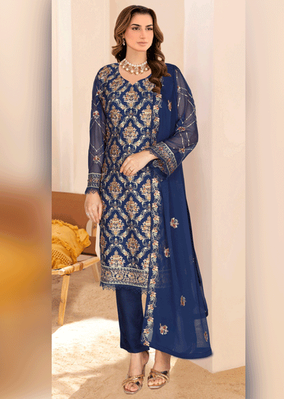 WG-384-A - Readymade - Ramsha Suit 2024 - Memsaab Online