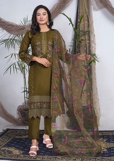 ASK804-B Readymade Cotton Suit - Memsaab Online