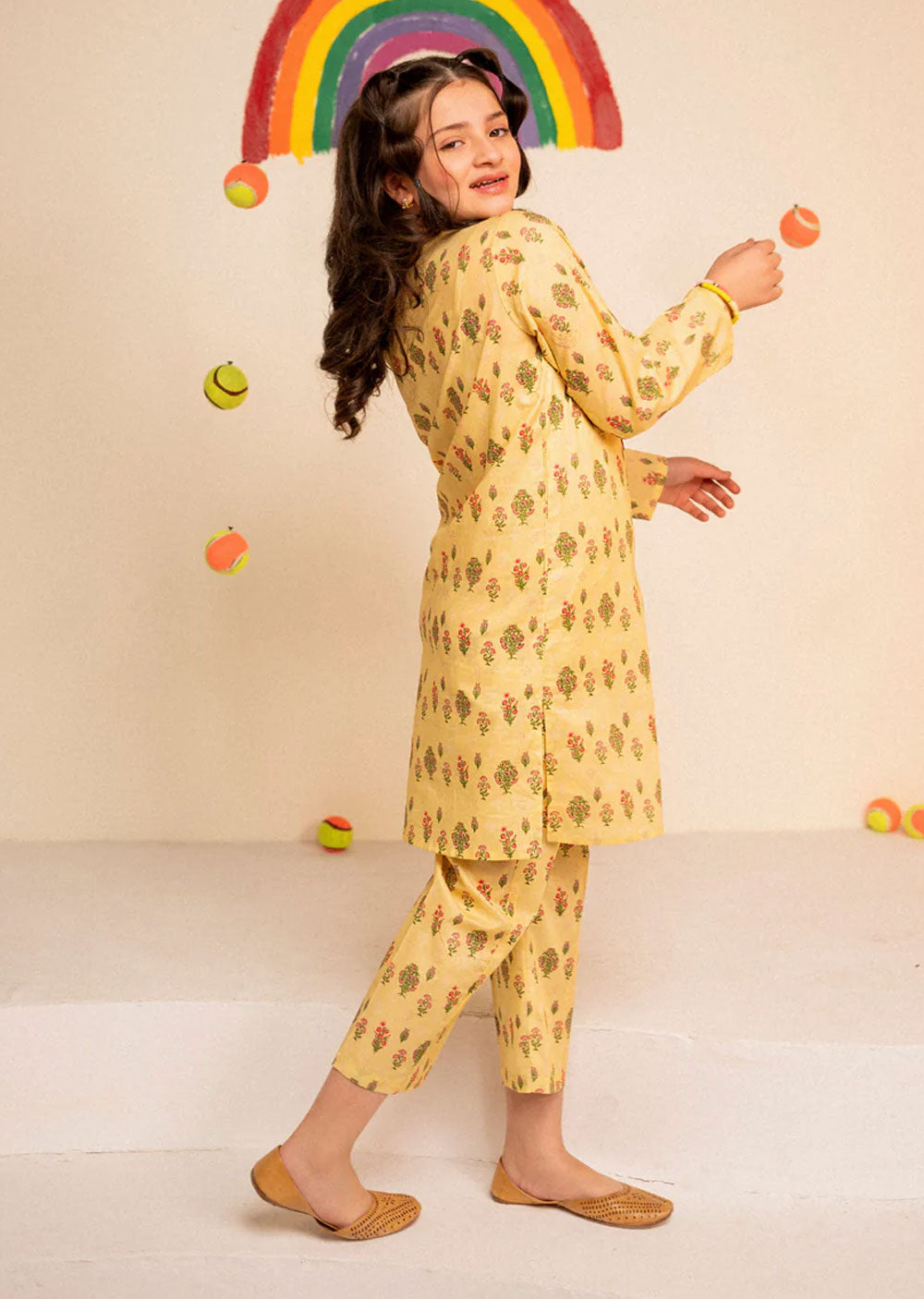 Ciana - Readymade Kids Suit by Garnet 2022 - Memsaab Online