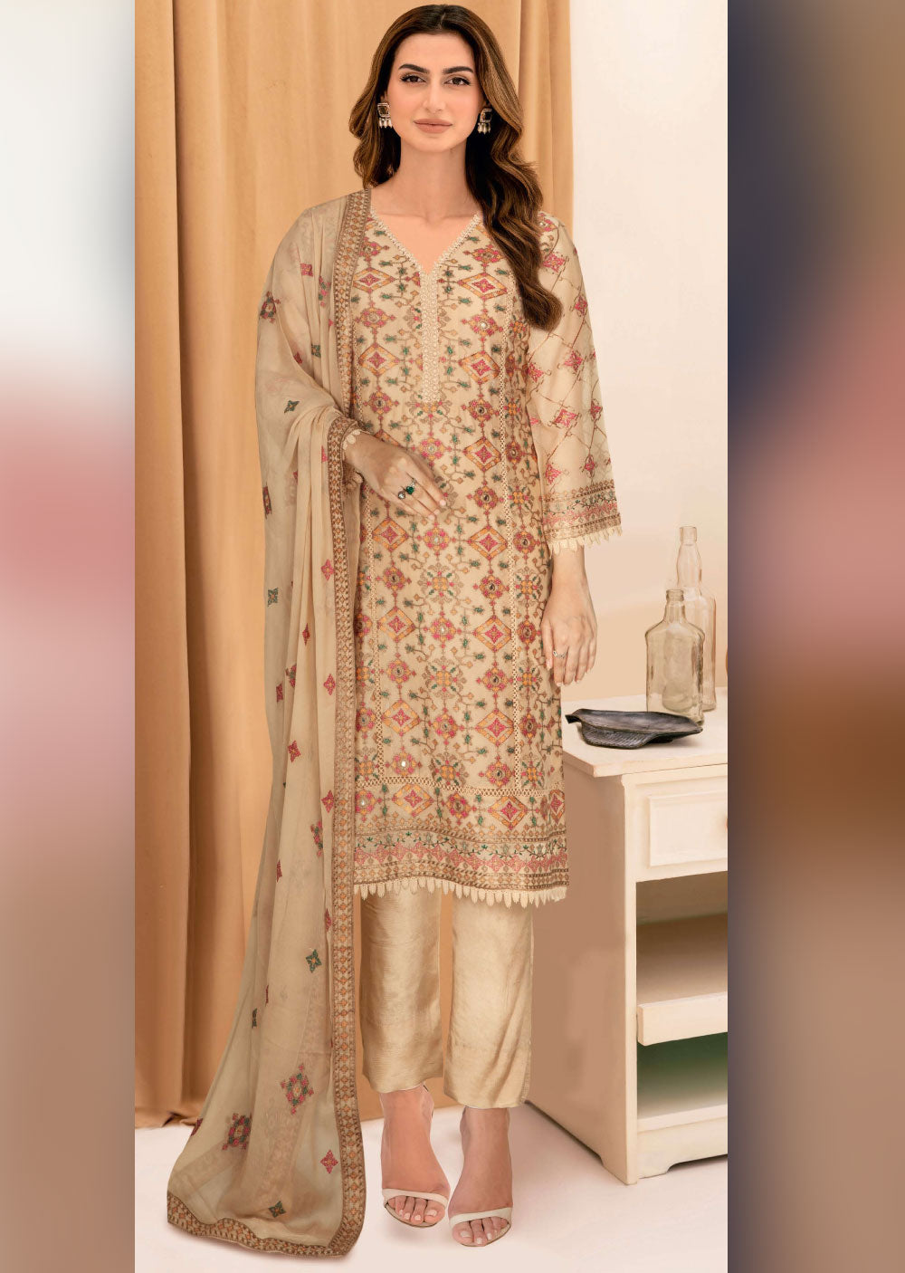 WA-360-B - Readymade - Ramsha Suit 2024 - Memsaab Online