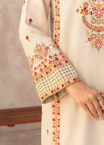 MSBMT-24 -Dilruba - Off White - Readymade Outfit - 1 Piece Suit 2025 - Memsaab Online