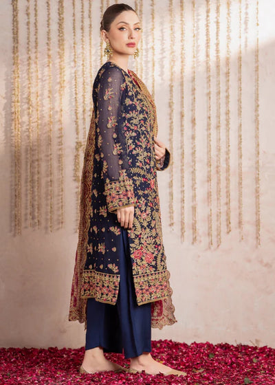 SFO8105-Mushk - Meeral Luxe - Readymade Organza Suit - Memsaab Online