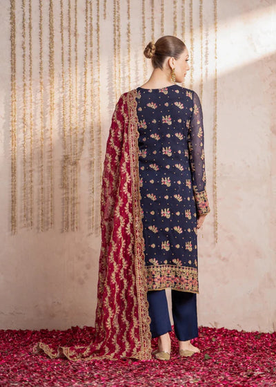 SFO8105-Mushk - Meeral Luxe - Readymade Organza Suit - Memsaab Online