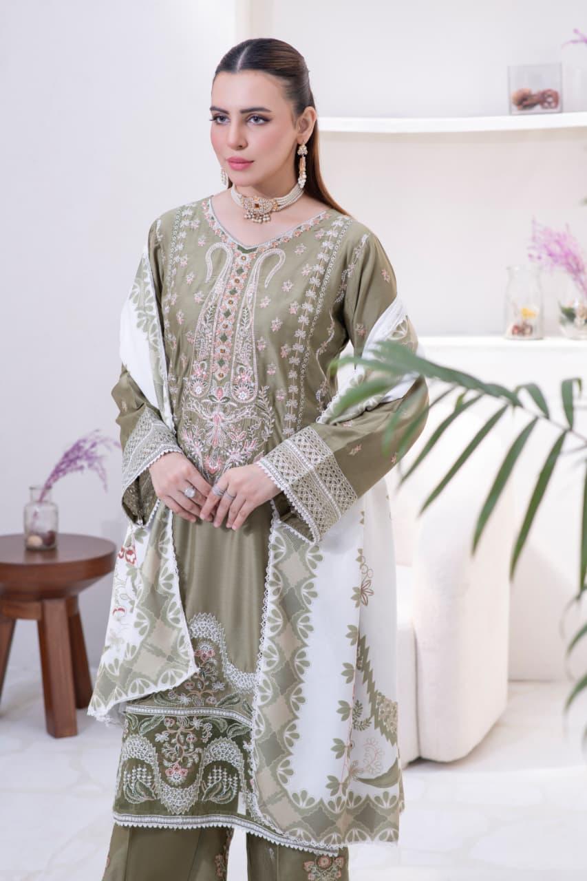 HRM24 - Readymade Memsaab Formal VISCOSE Suit 2025 - Memsaab Online