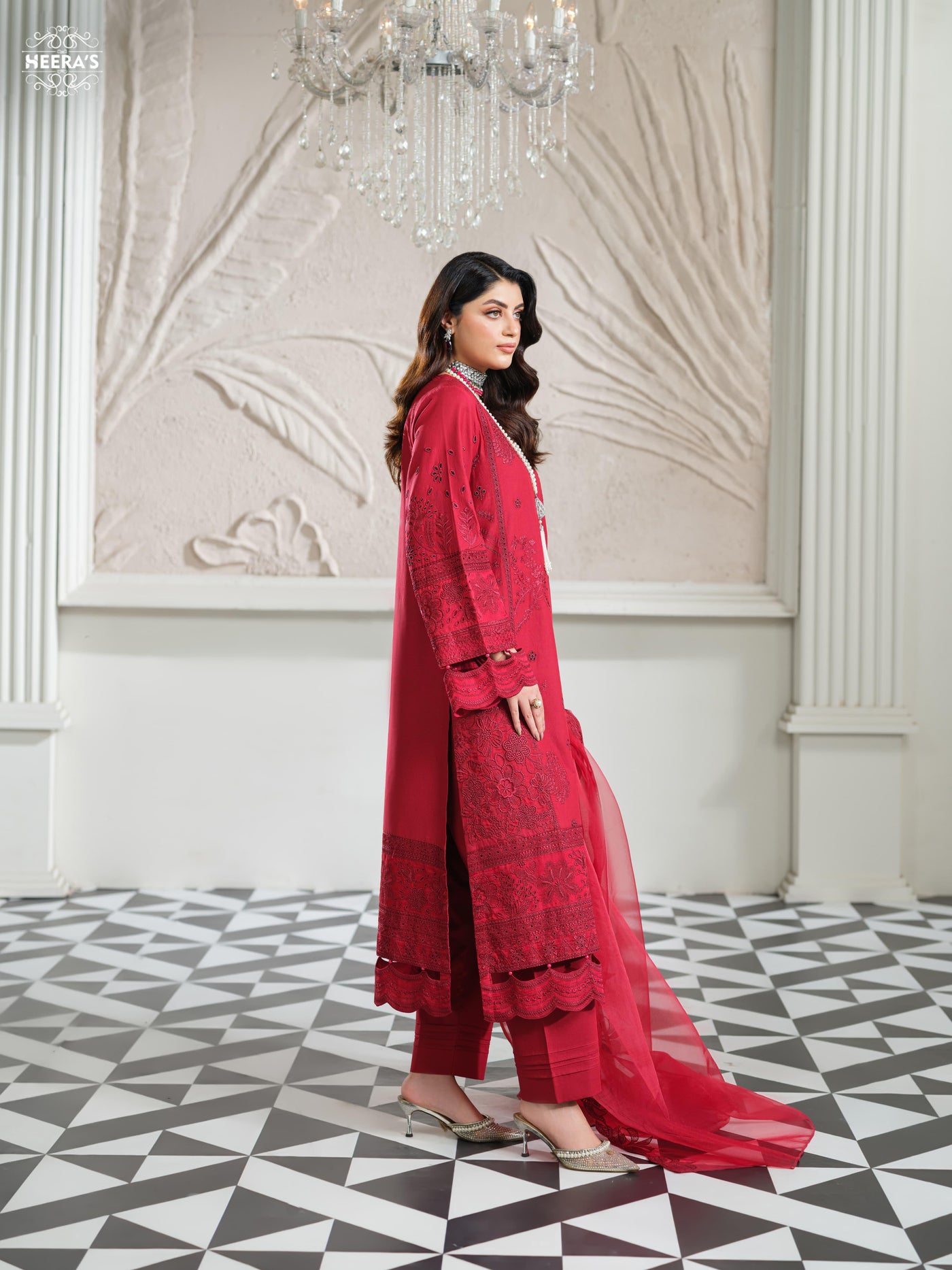 HSS-1156 - Readymade Heeras Suit - Memsaab Online