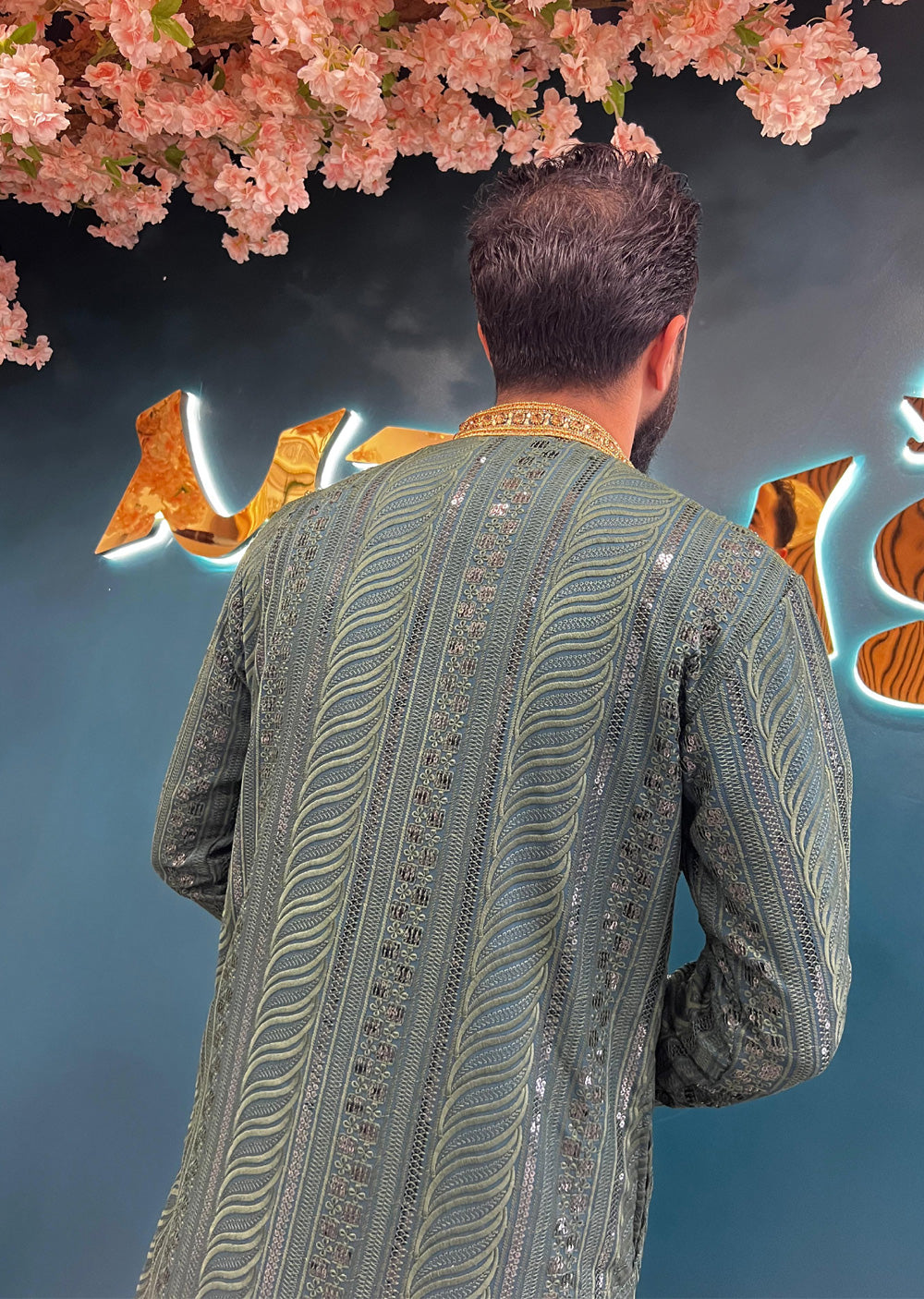 AK201 Mens Kurta Trouser Set 7 Colours - Memsaab Online