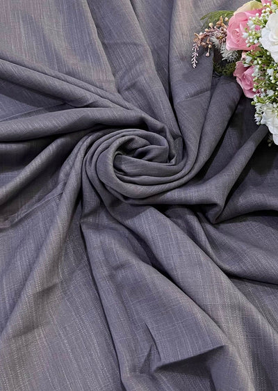 BB-801 Dark Grey Original Cotton High Quality Hijab - Memsaab Online