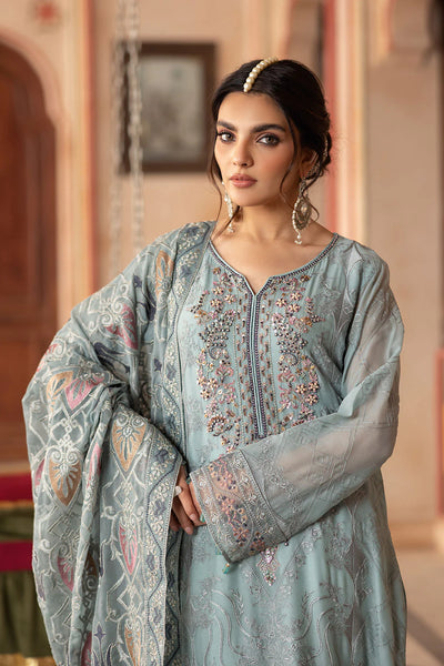 T-302- Readymade- DASTAN BY RAMSHA Premium Chiffon Suit 2025 - Memsaab Online