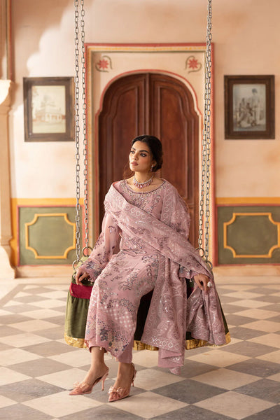 T-303- Readymade- DASTAN BY RAMSHA Premium Chiffon Suit 2025 - Memsaab Online