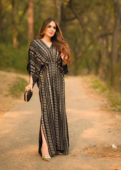 MSBMT-20 -Naira Black - Readymade Outfit - 1 Piece Suit 2025 - Memsaab Online