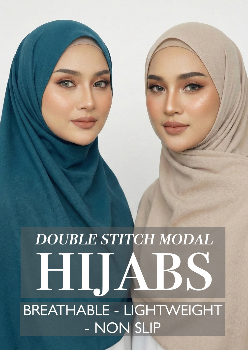 BB-1261 MODAL Double Stitch Hijabs