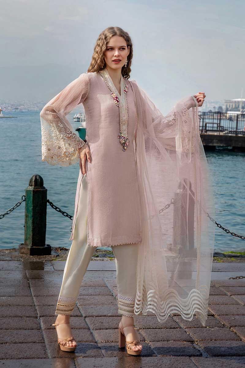 F-113 - Ready made Swiss Lawn Khuda Baksh Outfit - Memsaab Online