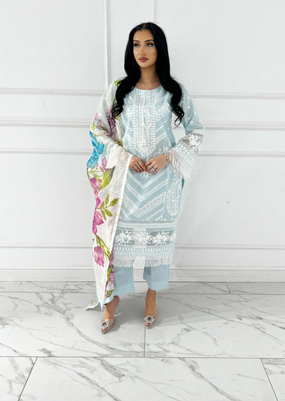 ATR-1129 - Ferozi - ZAINAS Cotton Suit 2025 - Memsaab Online