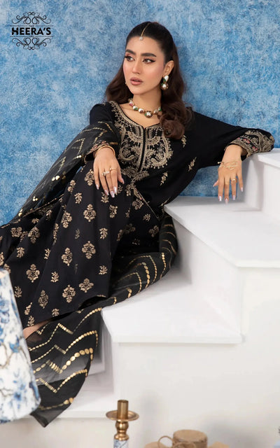 HSS-356- Readymade GLAMOUROUS GHARARA Heeras Suit - Memsaab Online