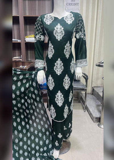 BPH-04 - Green - Readymade Posh Suit 2024 - Memsaab Online