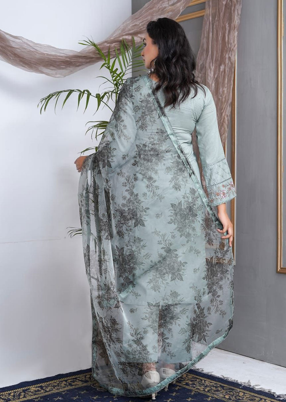 ASK804-D - Readymade Cotton Suit - Memsaab Online