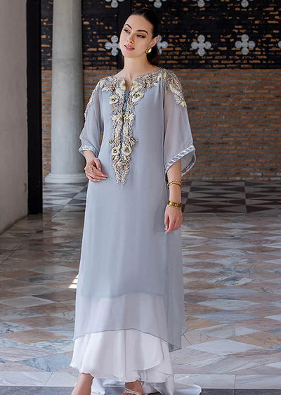 P-270 - Grey - Readymade - Khuda Baksh Ouftit - Memsaab Online