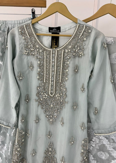 SRB9915 - Anchal GREY Sehrish.B Designer - Memsaab Online