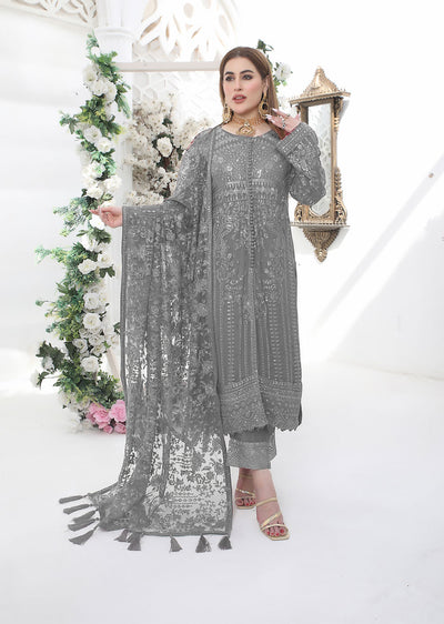 PS1664 Readymade Chiffon Suit - Memsaab Online