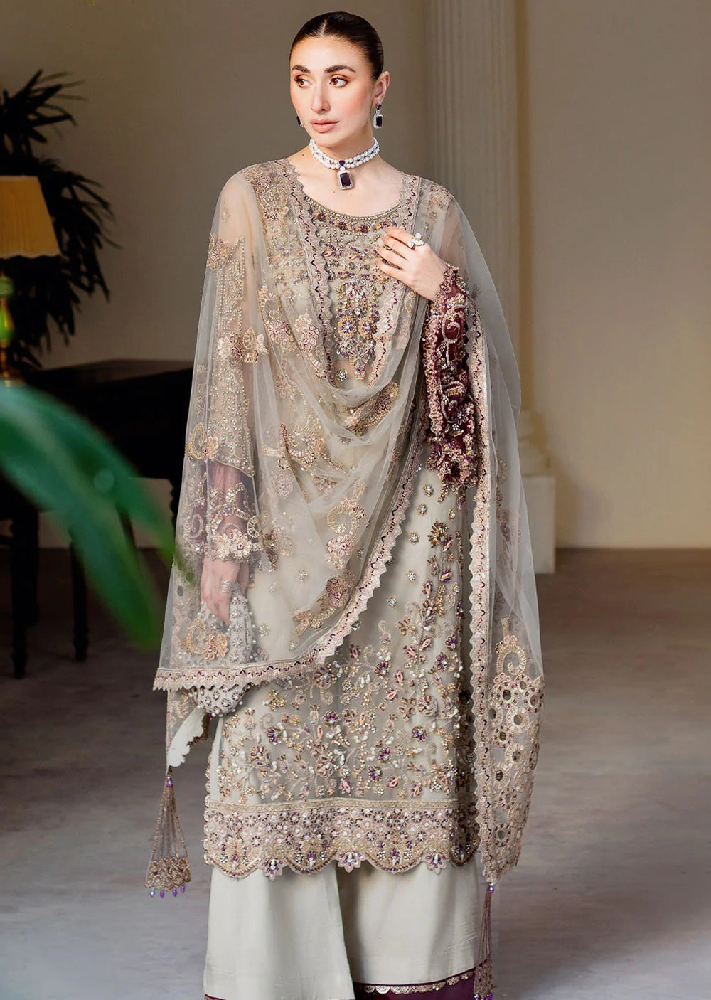 H-502 Readymade Ramsha Luxury Wedding Collection Vol 05 2024 - Memsaab Online