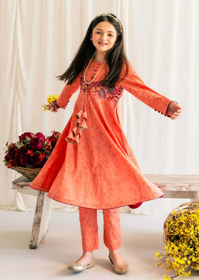 Hamail - Readymade Kids Suit by Garnet 2022 - Memsaab Online