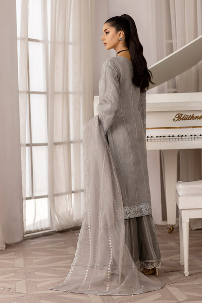 HSS-63 Readymade Winter Organza Suit - Memsaab Online