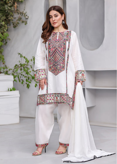 HK323 - Readymade Lilen Outfit 2025 - Memsaab Online