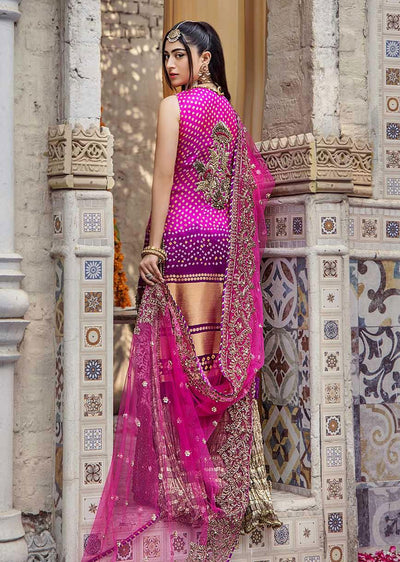 P-244 - Hot Pink - Readymade - Khuda Baksh Creations 2024 - Memsaab Online