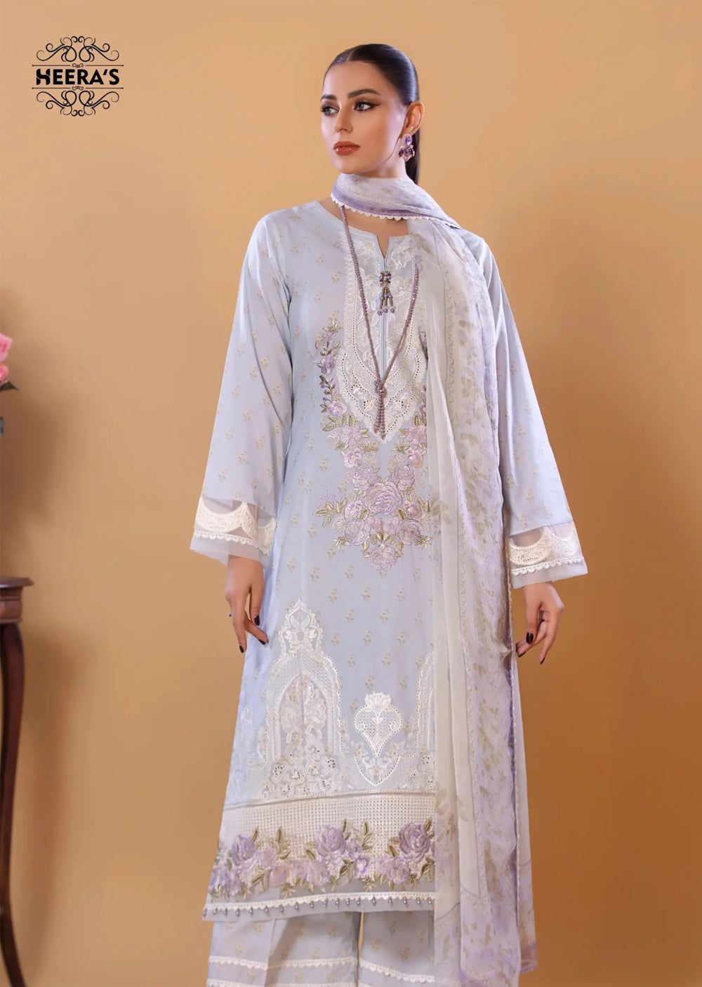 HSS-343- Readymade Cotton Outfit - Memsaab Online