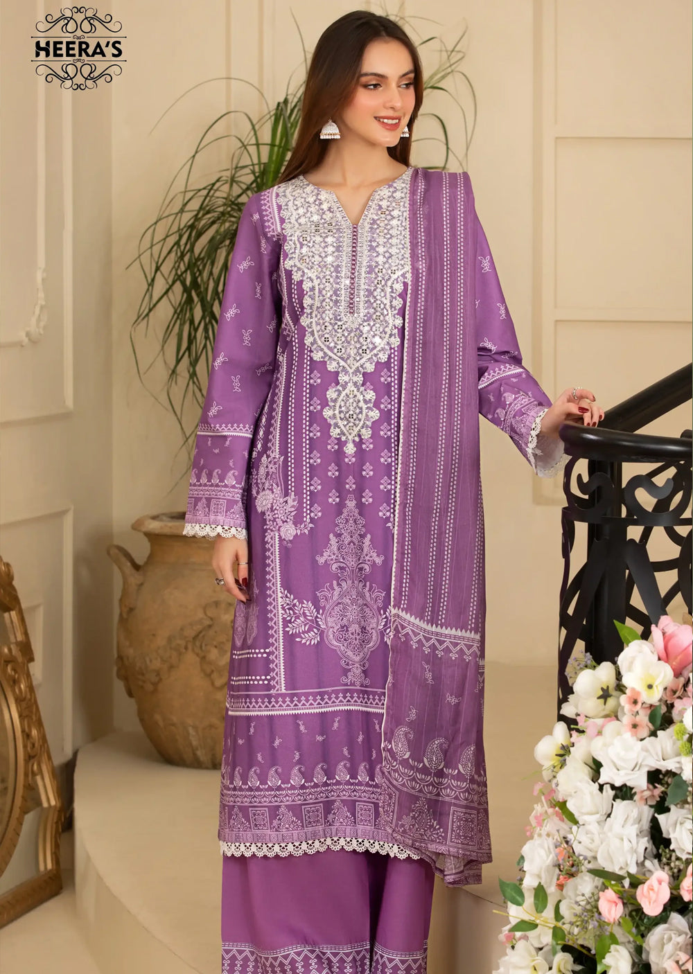 HSS-339- Readymade Heeras Suit - Memsaab Online