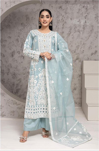 RGZ7103 - Rangz Organza Suit - Memsaab Online