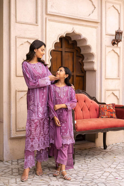 RGZ7108 - Imrozia Mummy n Me Chiffon Suit - Memsaab Online