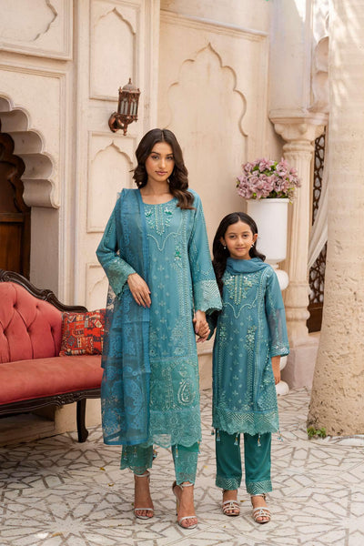 RGZ7108 - Imrozia Mummy n Me Chiffon Suit - Memsaab Online