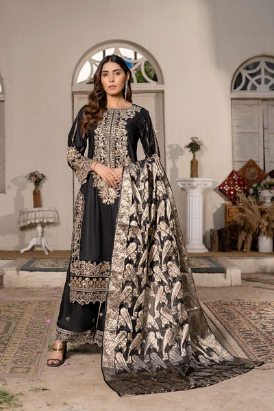 RGZ7104 - Rangz Linen Suit Organza Scarf - Memsaab Online