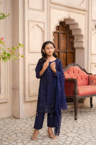 RGZ7108 - Imrozia Mummy n Me Chiffon Suit - Memsaab Online