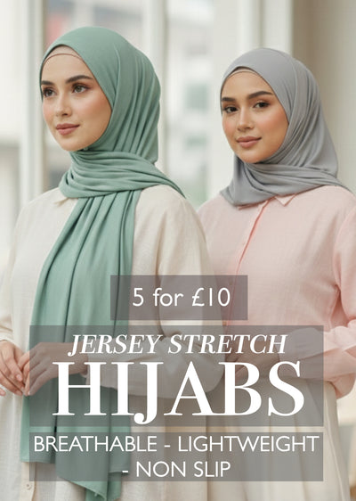 Jersey Stretchy Large Hijab