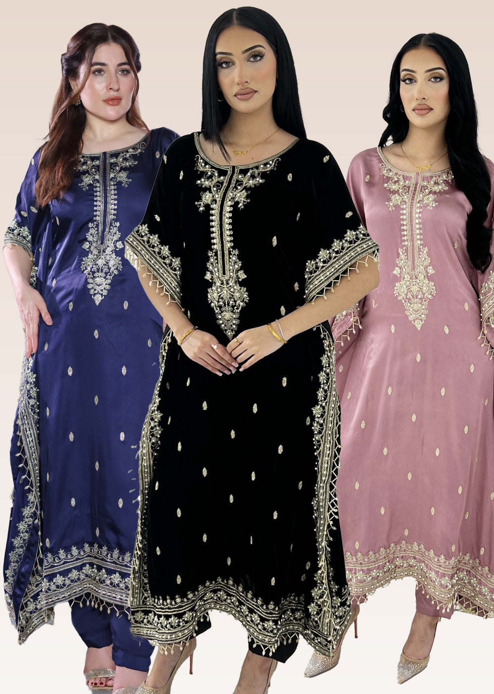 MSRW-01 Shalimi Fancy Jacket Kaftan - Memsaab Online