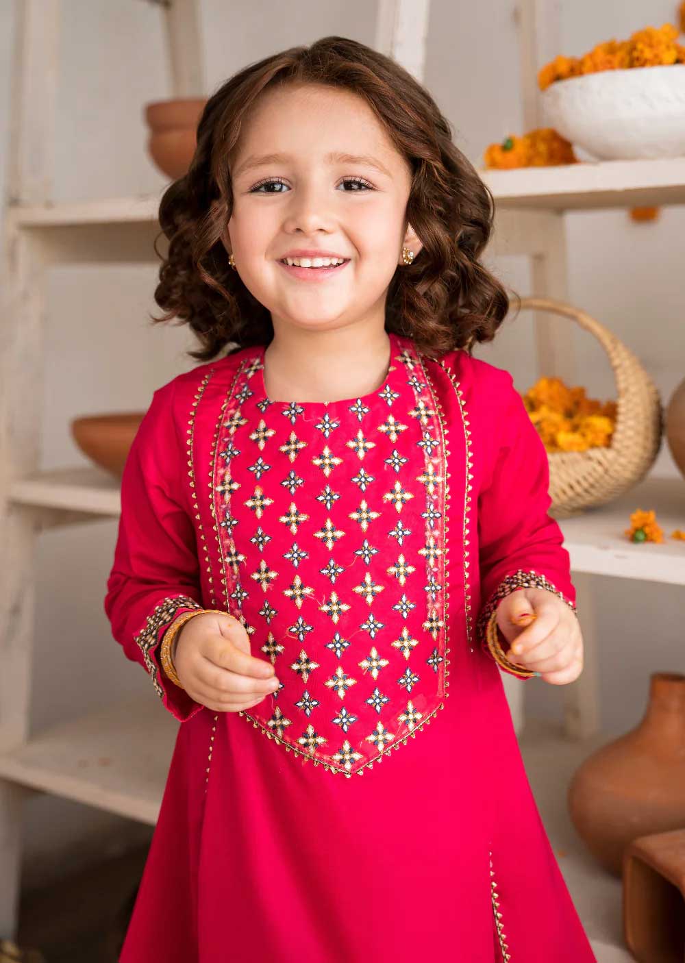 Karina - Readymade - Kids Suit by Garnet 2022 - Memsaab Online