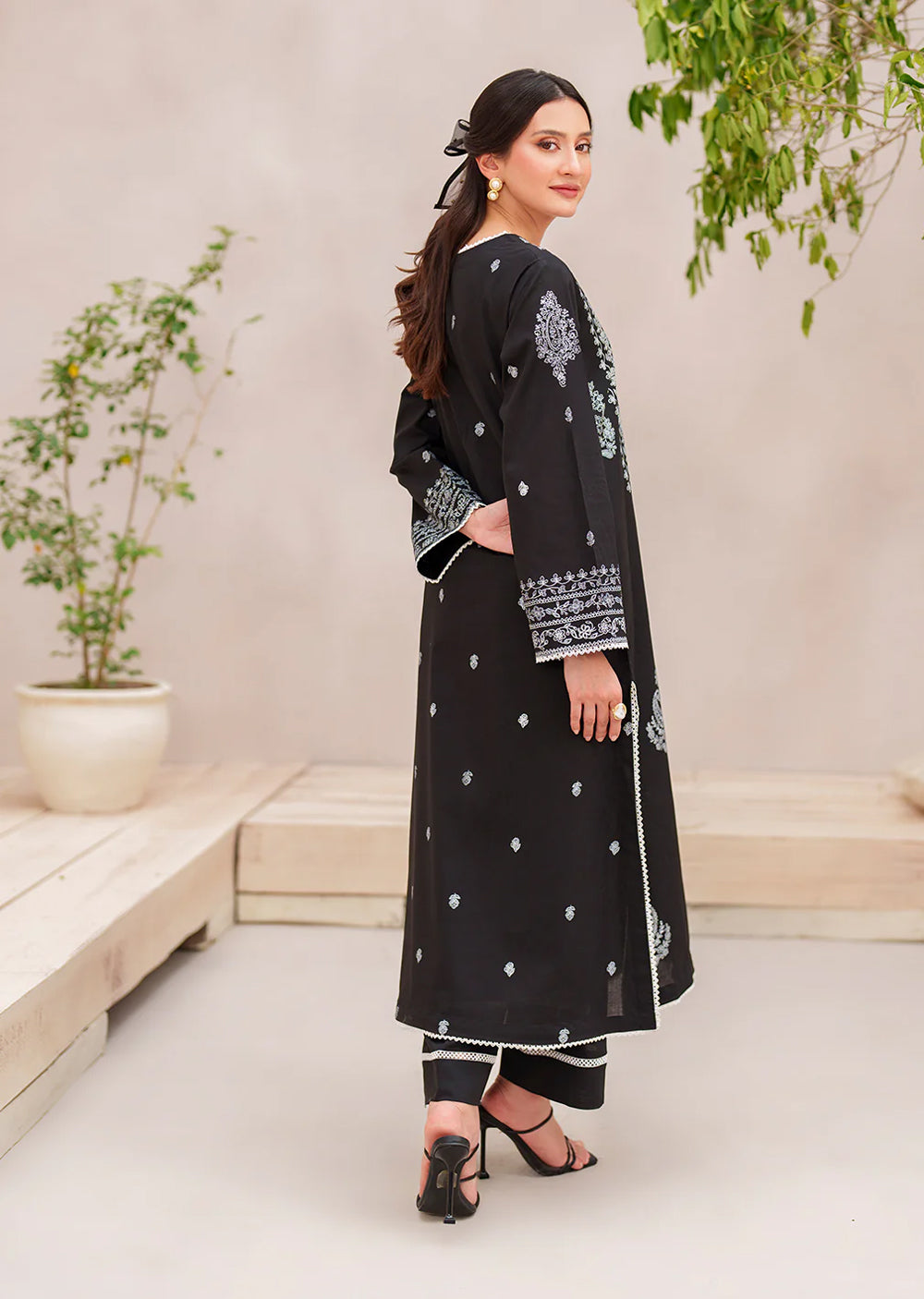 KOYAL- Readymade 3 Piece Cotton Suit - Memsaab Online