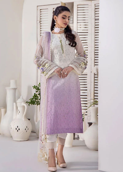 F-136 - Lavender - Readymade - Khuda Baksh Creations 2024 - Memsaab Online