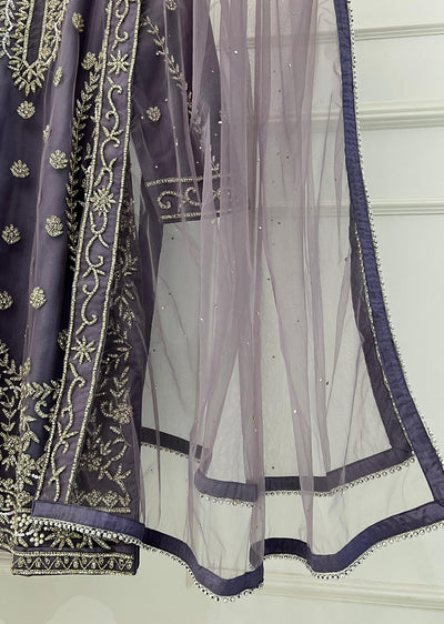 RH2110 ZENA - Lilac Fancy Net Outfit - Memsaab Online