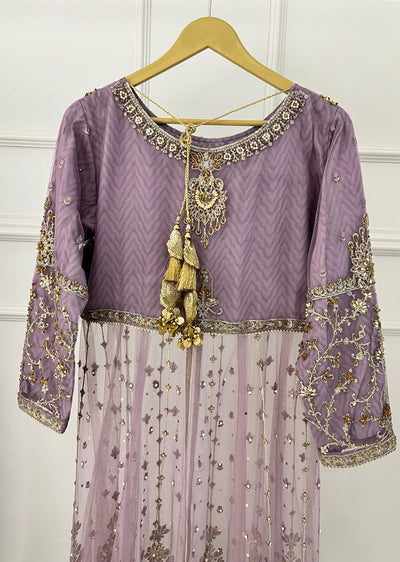 SRB1308 - Reshamgar - Lilac Sehrish.B Designer Suit - Memsaab Online